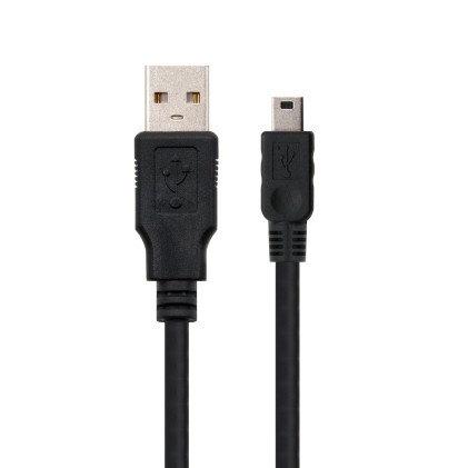 Nanocable 10.01.0401 cavo USB 1 m USB 2.0 USB A Mini-USB B Nero