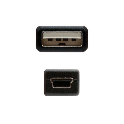 Nanocable 10.01.0403 cavo USB 3 m USB 2.0 USB A Mini-USB B Nero