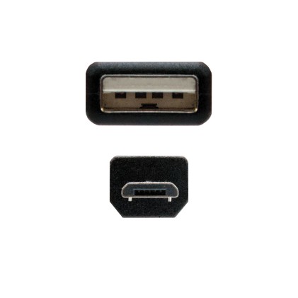 Nanocable 10.01.0503 cavo USB 3 m USB 2.0 USB A Micro-USB B Nero