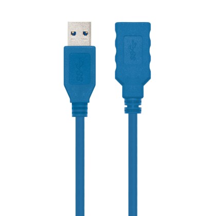 Nanocable 10.01.0901-BL cavo USB 1 m USB 3.2 Gen 1 (3.1 Gen 1) USB A Blu