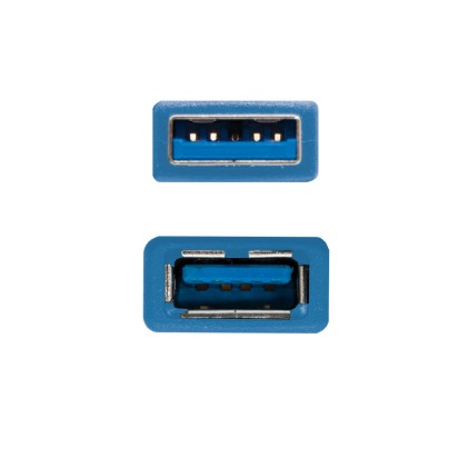 Nanocable 10.01.0901-BL cavo USB 1 m USB 3.2 Gen 1 (3.1 Gen 1) USB A Blu
