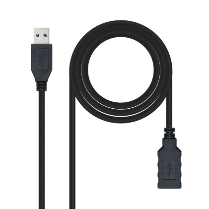 Nanocable 10.01.0903-BK cavo USB 3 m USB 3.2 Gen 1 (3.1 Gen 1) USB A Nero