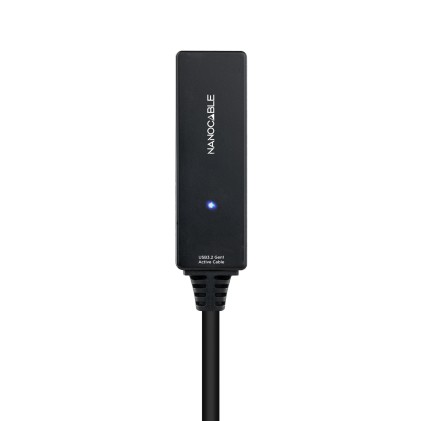Nanocable 10.01.1311 cavo USB USB 3.2 Gen 1 (3.1 Gen 1) 5 m USB C Nero
