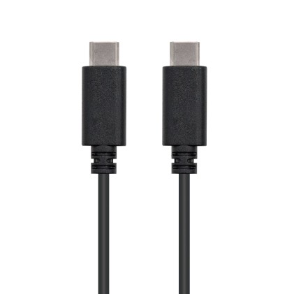Nanocable USB 2.0, 1m cavo USB USB C Nero