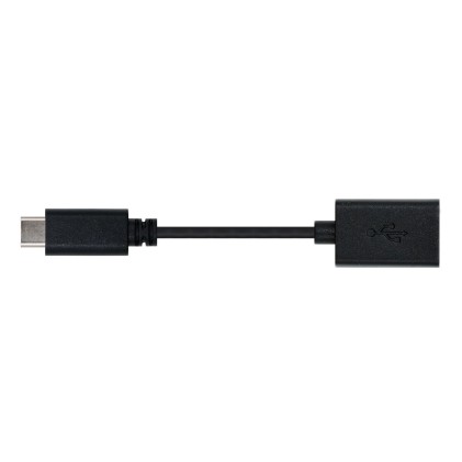 Nanocable USB 2.0, 0.15m cavo USB 0,15 m USB C USB A Nero