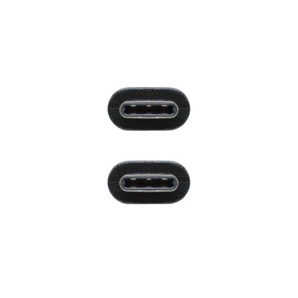 Nanocable USB 3.1, 1m cavo USB USB 3.2 Gen 2 (3.1 Gen 2) USB C Nero