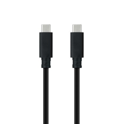 Nanocable 10.01.4102 cavo USB 2 m USB 3.2 Gen 2 (3.1 Gen 2) USB C Nero