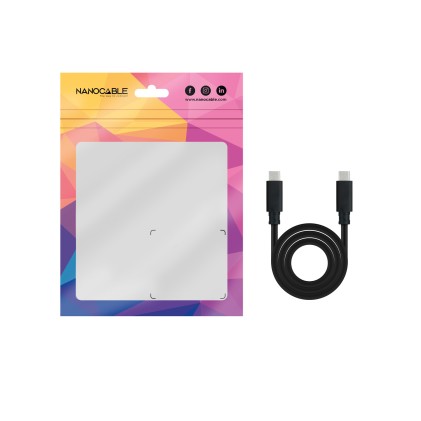 Nanocable 10.01.4102 cavo USB 2 m USB 3.2 Gen 2 (3.1 Gen 2) USB C Nero