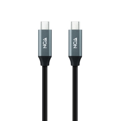 Nanocable 10.01.4301 cavo USB 1 m USB4 Gen 2x2 USB C Nero