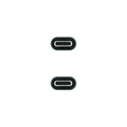 Nanocable 10.01.4301 cavo USB 1 m USB4 Gen 2x2 USB C Nero