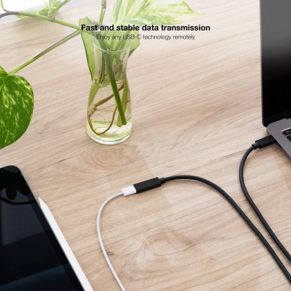 Nanocable 10.01.4500 cavo USB USB 3.2 Gen 2x2 0,5 m USB C Nero