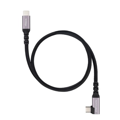 Nanocable 10.01.4700 cavo USB USB 3.2 Gen 2 (3.1 Gen 2) 0,5 m USB C Nero