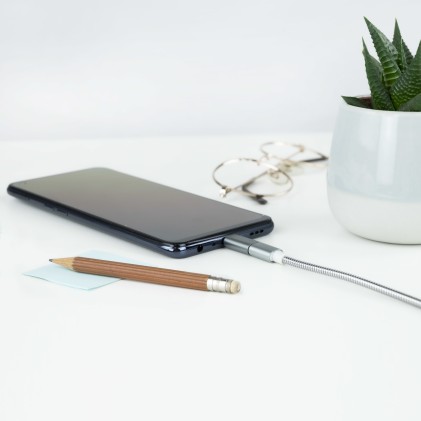 Nanocable 10.02.0011 adattatore per inversione del genere dei cavi USB C Micro USB Grigio