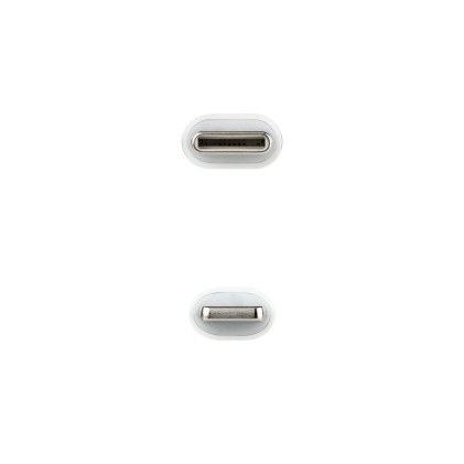 Nanocable 10.10.0600 cavo Lightning 0,5 m Bianco