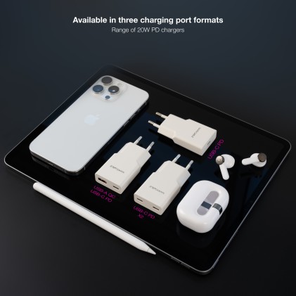 Nanocable 10.10.2022 Caricabatterie per dispositivi mobili Smartphone Bianco AC Ricarica rapida Interno