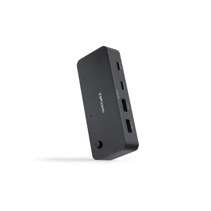 Nanocable 10.12.0011 switch per keyboard-video-mouse (kvm) Nero