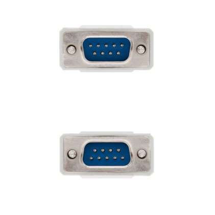Nanocable 10.14.0102 cavo seriale Beige 1,8 m DB9
