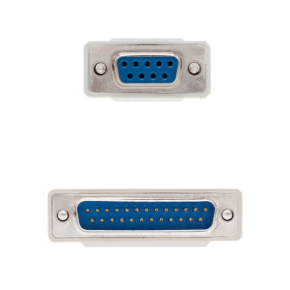 Nanocable 10.14.0802 cavo seriale Beige 1,8 m DB25 DB9