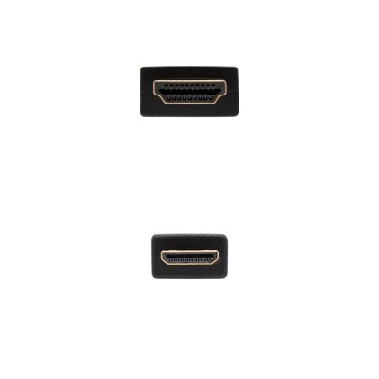 Nanocable 10.15.0902 cavo HDMI 1,8 m HDMI tipo A (Standard) HDMI Type C (Mini) Nero
