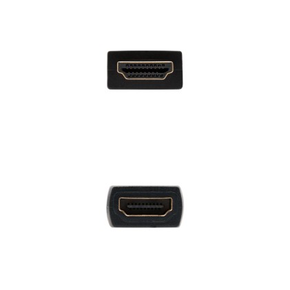 Nanocable 10.15.1011 cavo HDMI 1 m HDMI tipo A (Standard) Nero