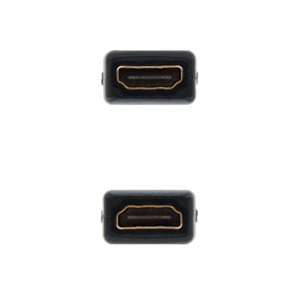 Nanocable 10.15.1200 adattatore per inversione del genere dei cavi HDMI Nero