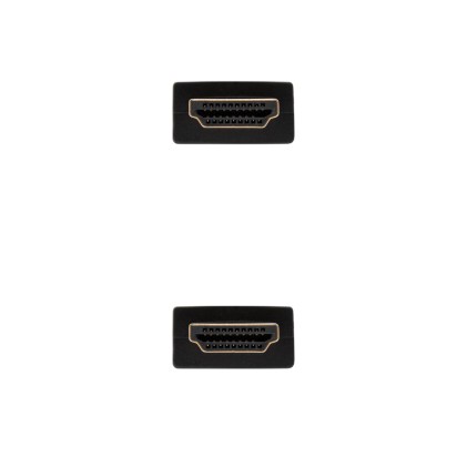 Nanocable 10.15.1700 cavo HDMI 1 m HDMI tipo A (Standard) Nero