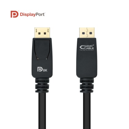 Nanocable 10.15.2503 cavo DisplayPort 3 m Nero