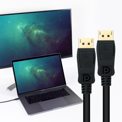 Nanocable 10.15.2601 cavo DisplayPort 1 m Nero