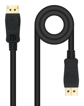 Nanocable 10.15.2605 cavo DisplayPort 5 m Nero