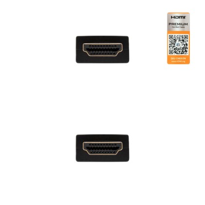 Nanocable HDMI V2.0, 2m cavo HDMI HDMI tipo A (Standard) Nero