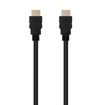 Nanocable 10.15.3802 cavo HDMI 2 m HDMI tipo A (Standard) Nero