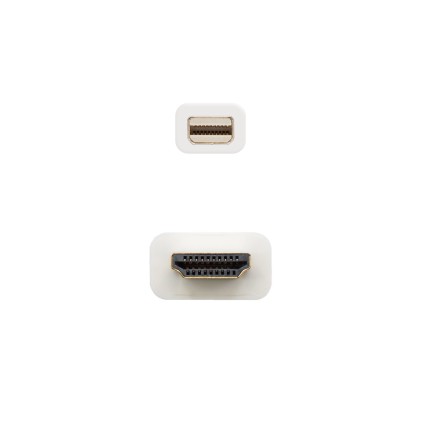 Nanocable 10.15.4005 cavo e adattatore video 5 m Mini DisplayPort HDMI tipo A (Standard) Bianco