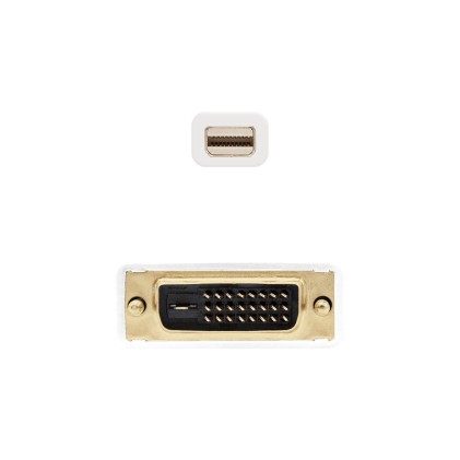 Nanocable 10.15.4205 cavo e adattatore video 5 m Mini DisplayPort DVI Bianco