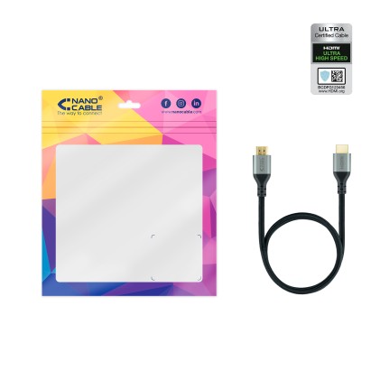 Nanocable 10.15.8101 cavo HDMI 1 m HDMI tipo A (Standard) Nero
