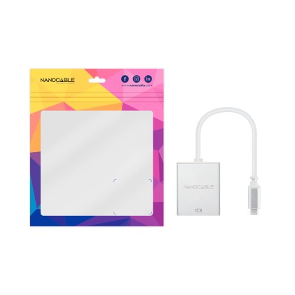 Nanocable 10.16.4101 adattatore grafico USB 1920 x 1200 Pixel Argento