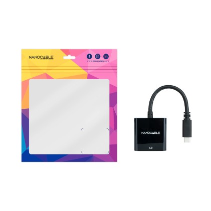 Nanocable 10.16.4102-BK adattatore grafico USB 4096 x 2160 Pixel Nero