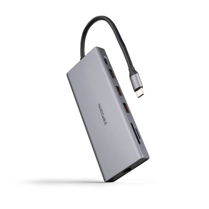 Nanocable 10.16.4612 replicatore di porte e docking station per laptop Cablato USB 3.2 Gen 1 (3.1 Gen 1) Type-C Grigio