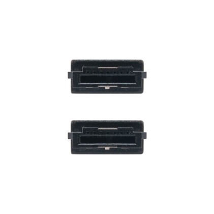 Nanocable 10.18.0402 cavo SATA 1 m eSATA Nero