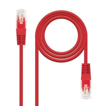 Nanocable 10.20.0205 cavo di rete Rosso 5 m Cat5e U/UTP (UTP)