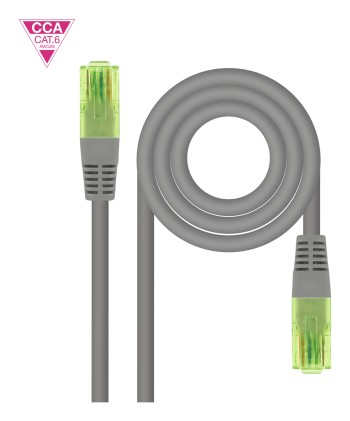 Nanocable 10.20.1420 cavo di rete Grigio 20 m Cat6 U/UTP (UTP)