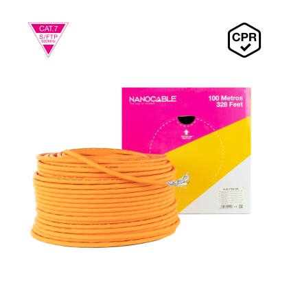 Nanocable 10.20.1700-100 cavo di rete Arancione 100 m Cat7 SF/UTP (S-FTP)