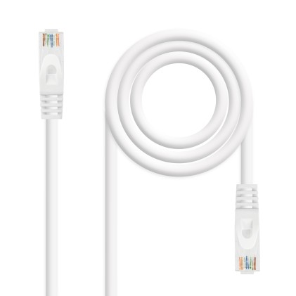 Nanocable 10.20.1800-W cavo di rete Bianco 0,5 m Cat6a U/UTP (UTP)