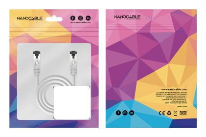 Nanocable 10.20.2000-L25 cavo di rete Grigio 0,25 m Cat8.1 S/FTP (S-STP)