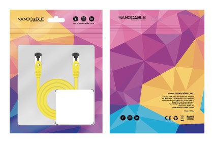 Nanocable 10.20.2001-Y cavo di rete Giallo 1 m Cat8.1 S/FTP (S-STP)