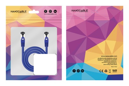 Nanocable 10.20.2002-BL cavo di rete Blu 2 m Cat8.1 S/FTP (S-STP)