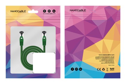 Nanocable 10.20.2002-GR cavo di rete Verde 2 m Cat8.1 S/FTP (S-STP)