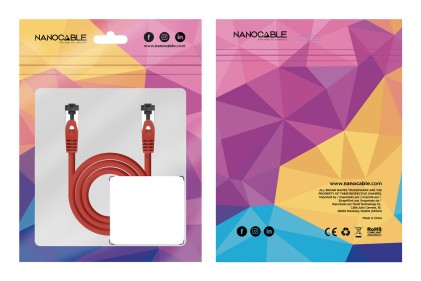 Nanocable 10.20.2002-R cavo di rete Rosso 2 m Cat8.1 S/FTP (S-STP)
