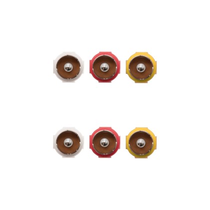 Nanocable 10.24.0802 cavo video composito 1,8 m 3 x RCA Nero