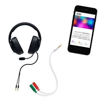 Nanocable 10.24.1201 cavo audio 0,2 m 3.5mm 2 x 3.5mm Bianco