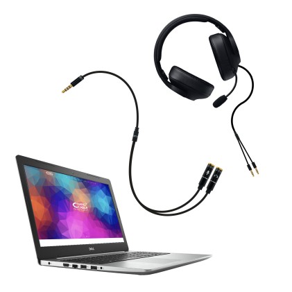 Nanocable 10.24.1202 cavo audio 0,3 m 3.5mm 2 x 3.5mm Nero